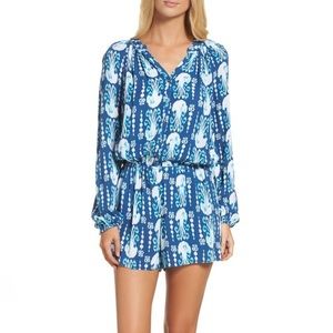 Lilly Pulitzer Elsa Romper in Indigo
